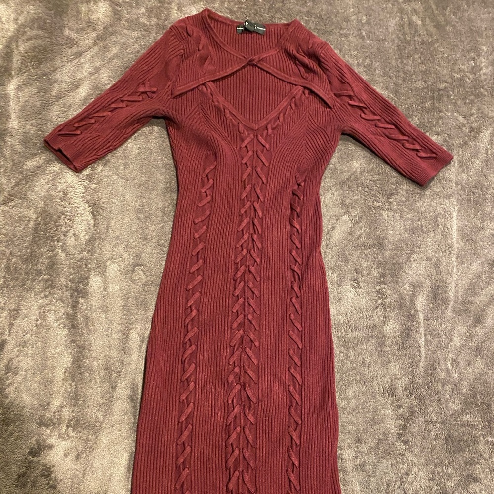 Skin tight knee high dress